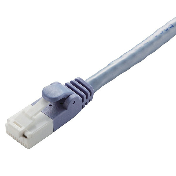 ELECOM LD-GPT/BU50/RS LANケーブル/ CAT6対応/ EU RoHS指令準拠/ 爪折れ防止/ 簡易パッケージ仕様/ 50m/ ブルー