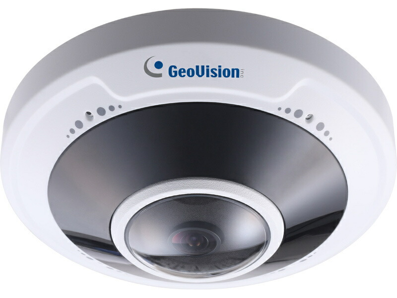 GeoVision GV-FER5702-T5 GV-FER5702 500万絵素CMOSを積み上げるしたH.265/ H.264両相応う360度全針路網状組織写真機 5年引き受ける