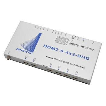 ジャパンマテリアル SWHDM20-4x2-UHD HDMI 4入力/ 2出力マトリクススイッチャー｜PLUSYU堂
