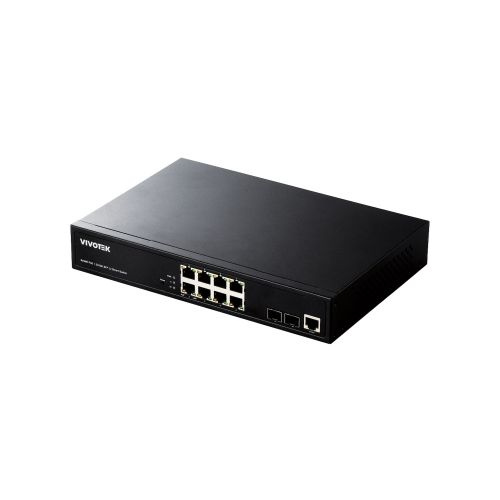 VIVOTEK INC.. AWGEV104C130 AW-GEV-104C-130 8ポート Smart PoEスイッチ (8P GbE PoE + 2P GbE(SFP)) (PoE+対応)