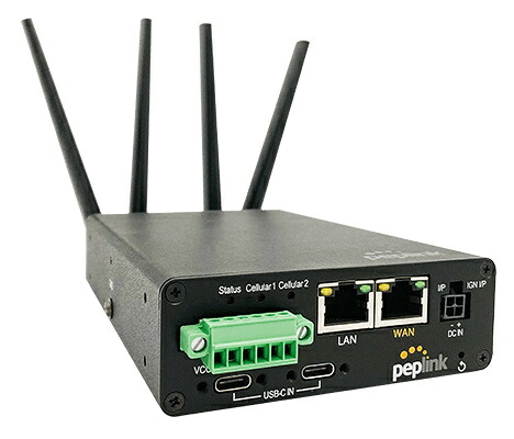 Peplink MAX-TST-PRO-DUO-LTEA-Q-T-JPC-PRM MAX Transit Duo Pro/ Peplinkマルチ伝達ルートルータ