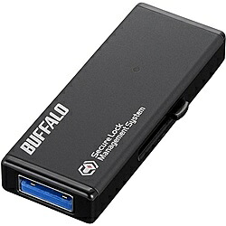 バッファロー RUF3-HS16G ハードウェア暗号化機能搭載 管理ツール対応 USB3.0 セキュリティーUSBメモリー 16GB