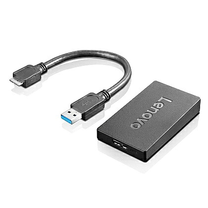 レノボ・ジャパン 4X90J31021 ユニバーサルUSB3.0 - DisplayPortアダプター|PLUSYU堂