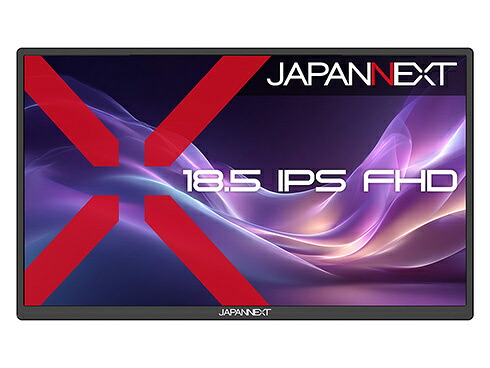 JAPANNEXT JN-MD-IPS185F 液晶見せびらかす 18.5型/ 1920×1080/ miniHDMI×1、USB-C×2/ 黒いこと/ 金棒引き有/ 2年言いはなつ
