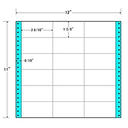 オリエント刷り上げる M12D タックフォームラベル 12in×11in 18面付(1入れもの500折) 日用品雑貨・文房具・手芸-文房具・事務用品-ラベル・ステッカー