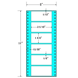 オリエント刷り上げる MM5E タックフォームラベル 5in×11in 6面付(1入れもの1000折)