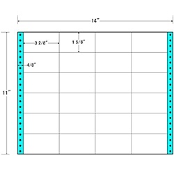 オリエント刷り上げる MX14B タックフォームラベル 14in×11in 24面付(1入れもの500折) 日用品雑貨・文房具・手芸-文房具・事務用品