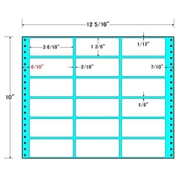 東洋印刷 M12N タックフォームラベル 12 5/ 10インチ&times;10インチ 18面付(1ケース500折)｜PLUSYU堂
