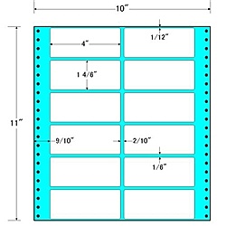 東洋印刷 M10G タックフォームラベル 10インチ×11インチ 12面付(1ケース500折) 13,442円