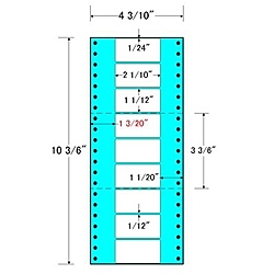 オリエント刷り上げる MM4S タックフォームラベル 4 3/ 10in×10 3/ 6in 9面付(1入れもの1000折)