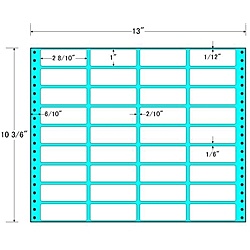 オリエント刷り上げる MX13I タックフォームラベル 13in×10 3/ 6in 36面付(1入れもの500折) 日用品雑貨・文房具・手芸-ラベル・ステッカー-文房具・事務用品