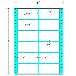オリエント刷り上げる M9D タックフォームラベル 9in×12in 12面付(1入れもの500折)