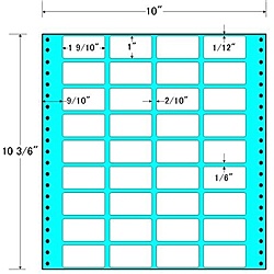 オリエント刷り上げる MX10G タックフォームラベル 10in×10 3/ 6in 36面付(1入れもの500折)