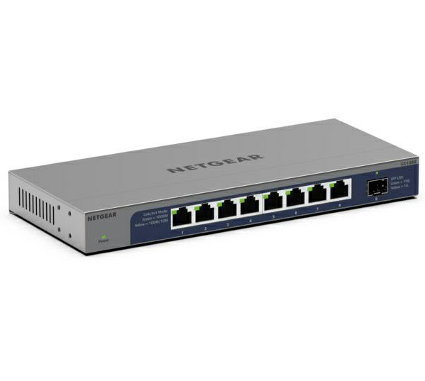 NETGEAR GS108X-100JPS ギガビット8界面 10G SFP+ 1拡張スロット アンマネージスイッチ