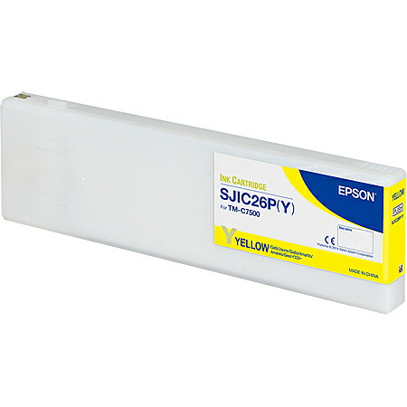 EPSON SJIC26PY TM-C7500用インキ薬莢/ 黄色