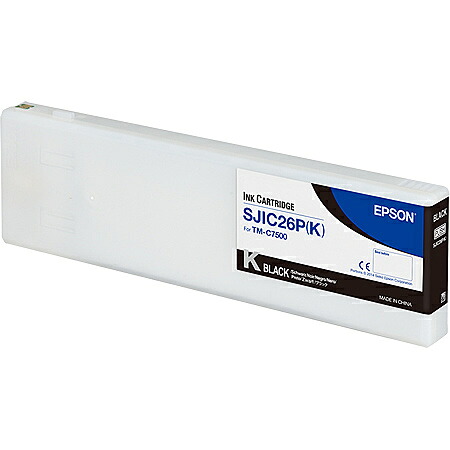 EPSON SJIC26PK TM-C7500用インキ薬莢/ 黒いこと