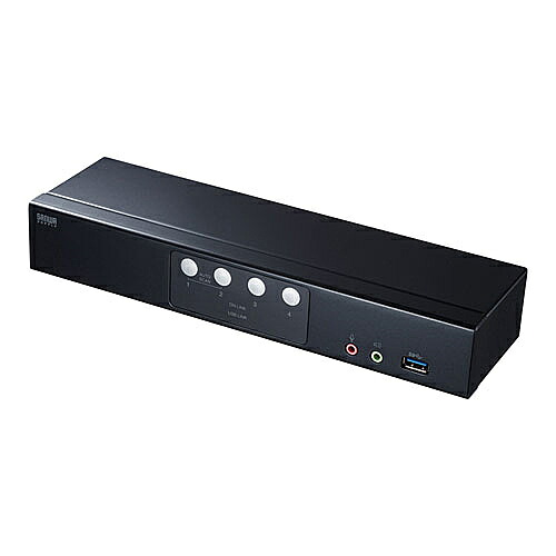 サンワサプライ SW-KVM4HDPU DisplayPort相応うマイコン自動小銃うつり変わり器（4：1）