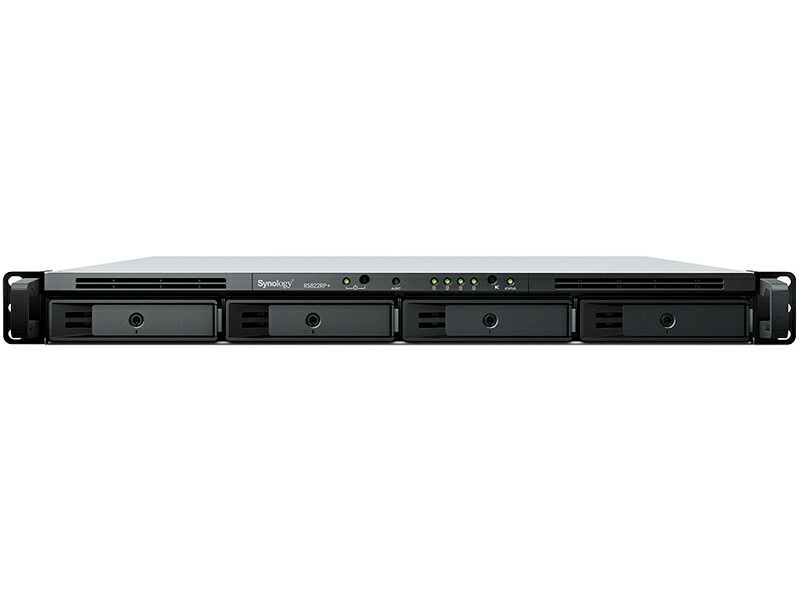 Synology AMD Ryzen V1500B積み上げる4ベイNAS RackStation RS822RP+