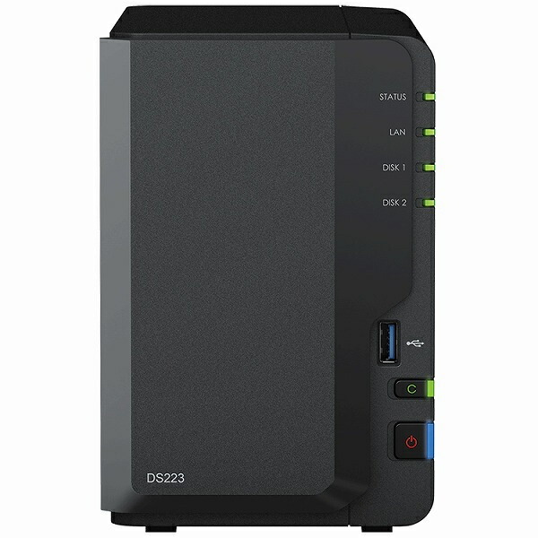 Synology Realtek RTD1619B 中央処理装置積み上げる 低通貨価値2ベイNAS DiskStation DS223
