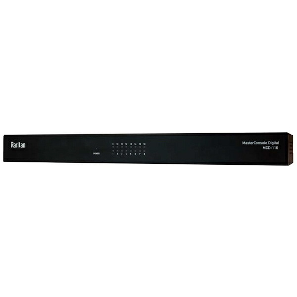 Raritan MCD-116 MasterConsole デジタル CAT5 KVMスイッチ 16ポート 1ユーザー DVI+USB+オーディオポート付