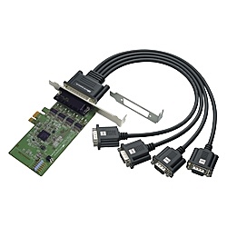 ラトックシステム REX-PE64D 4ポート RS-232C・デジタルI/ O PCI Expressボード