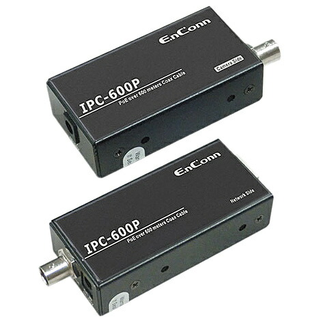 ジョブル IPC-600P PoE/ PoE Plus相応うイーサネット長距離同軸伝わらす器