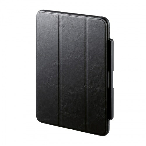 サンワサプライ PDA-IPAD1714BK3 iPad Pro 11インチ(M4/ 2024)用タッチペン収納ポケット付きケース