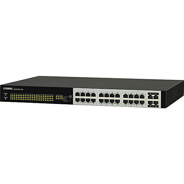 ヤマハ SWX2210P-28G かっこ良いL2 PoE取り替えっこ 28界面