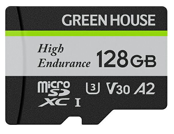 GREEN HOUSE GH-SDM-WA128G ドラレコ/ アクションカメラ向けmicroSDXCカード 128GB