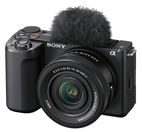 SONY(VAIO) ZV-E10M2K/B デジタル一眼カメラ α VLOGCAM ZV-E10 II パワーズームレンズキット ブラック｜PLUSYU堂 117,717円