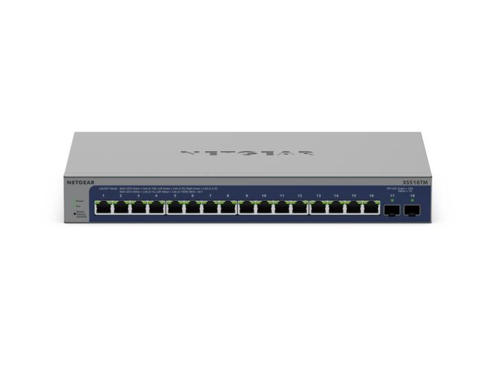 NETGEAR XS516TM-100JPS 10G/ マルチギガ 16界面 10G SFP+拡張スロット×2 適用業務＆クラウドスマートスイッチ