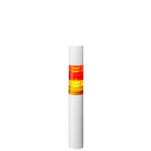 パトライト LR4-2M2WJBW-RY LR4信号・主柱積層交通信号灯Φ40