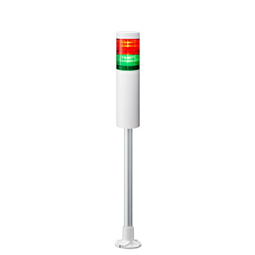 パトライト LR6-2M2PJNW-RG LR6信号・主柱積層交通信号灯Φ60