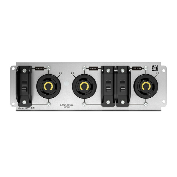 シュナイダーエレクトリック SRYLPD1 APC Smart-UPS Modular Ultra バックプレートキット、L5-20R×3