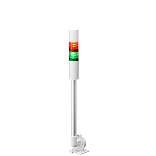 パトライト LR4-202QJBW-RG LR4信号・主柱積層交通信号灯Φ40