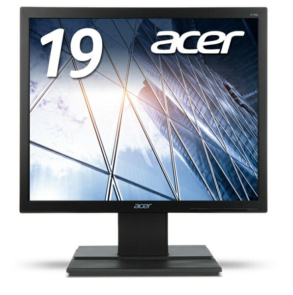 Acer V196LBbi Acer V6 液晶ディスプレイ（19型/ 1280×1024/ HDMI、D-Sub/ ブラック/ スピーカーなし/ スクエア/ IPS/ 3年センドバック保証(パネル・バックライト1年)）