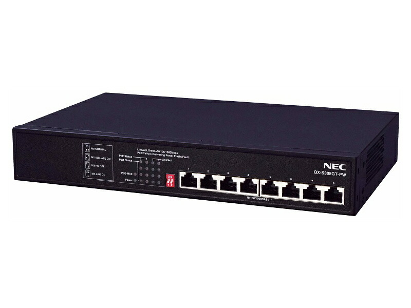 NEC B02014-00322 QX-S308GT-PW レイヤ2スイッチ