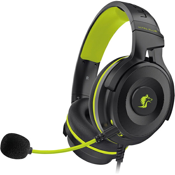 プリンストン UP-HSABK ULTRA PLUS ゲーミングヘッドセット 接続端子：3.5mmイヤホンプラグ｜PLUSYU堂