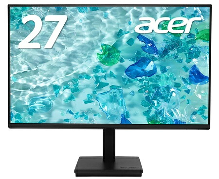 Acer V277Gbi Acer Vero V7続きもの(27型/ 1920×1080/ HDMI、VGA/ 黒いこと/ 金棒引きなし/ 絶無ひな形/ IPS/ 非光輝/ HDMI有線テレビ付/ センドバック3年引き受ける/ サステナブルモデル)
