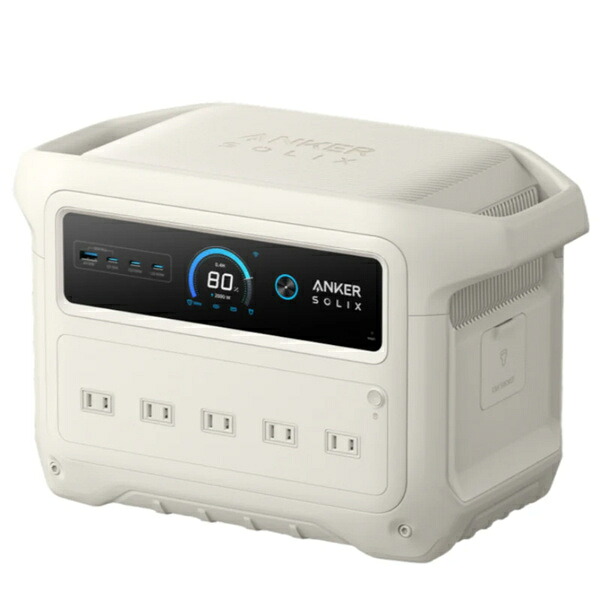 船がかり・ジャパン A1763521 Anker Solix C1000 Gen 2 Portable Power Station 象牙色