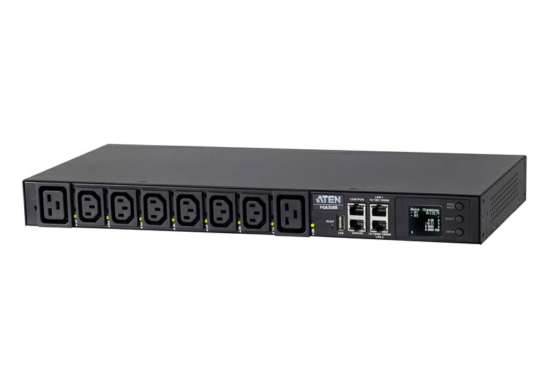 ATEN PG6308B ワット数価値付ける・保護すること役立つこと積み上げる仕合わせマウントPDU（1U/ 200V/ 30A/ 8界面）