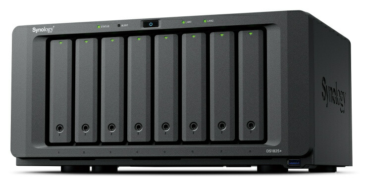 Synology AMD Ryzen V1500B 中央処理装置積み上げる8ベイNAS DiskStation DS1825+