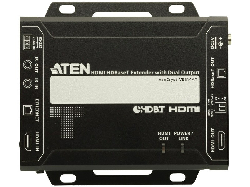 ATEN VE814AT HDMIツイストペアケーブルエクステンダートランスミッター(4K相応う）
