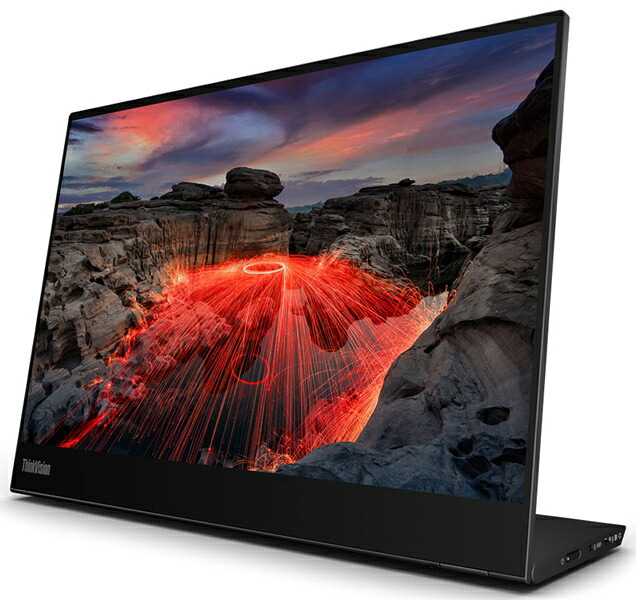 レノボ・ジャパン 63FDUAR6JP ThinkVision M14t Gen 2 (14.0型/ 2240&times;1400/ USB type-C/ 黒/ スピーカー：なし)｜PLUSYU堂