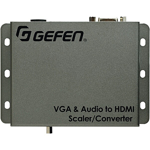 Gefen EXT-VGAA-固定ディスク-SC VGA/ Audio to HDMI取り替えっこ機 （スケーラー内蔵）