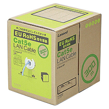 ELECOM LD-CT2/BU300YR RoHS対応LANケーブル/ CAT5E/ 300m/ ブルー/ 簡易パッケージ/ ヨリ線仕様 43,522円