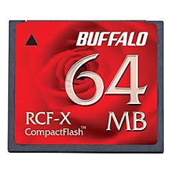 バッファロー RCF-X64MY コンパクトフラッシュ ハイコストパフォーマンスモデル 64MB