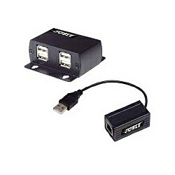 ジョブル UE03 USB2.0 CAT5e高性能伝わらす器（4界面USBこしき役立つこと付）