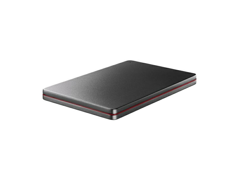 IODATA HDPX-UTSC1K USB3.2 Gen1（USB3.0）対応ポータブルハードディスク「カクうす」 1TB Black×Red