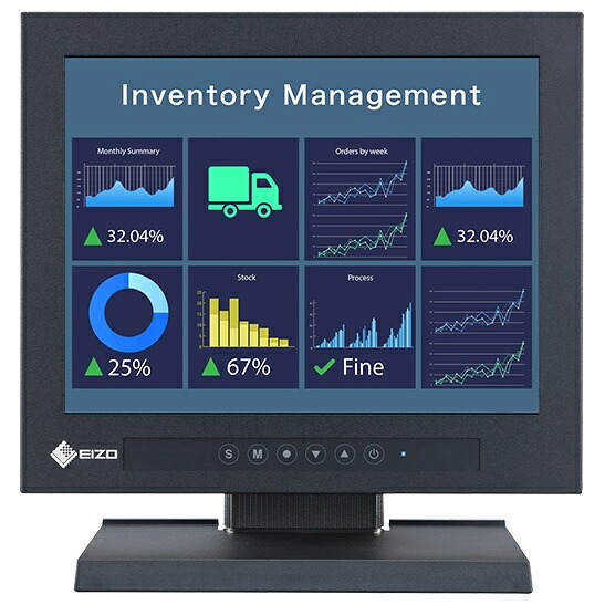 EIZO FDX1004-TBK 液晶見せびらかす 10.4型/ 1024×768/ DisplayPort、HDMI、D-Sub/ 黒いこと/ 金棒引き：なし